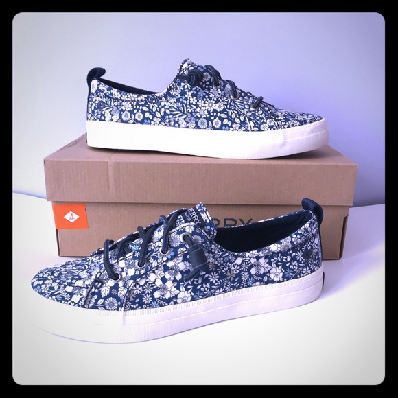 Sperry Shoes - SPERRY CREST VIBE floral navy size 6.5